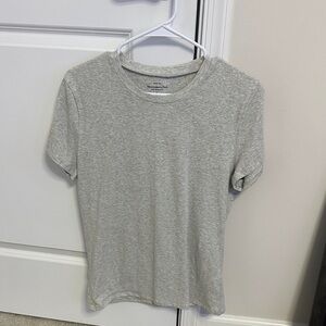 Abercrombie & Fitch Women's Gray Short Sleeve Tee